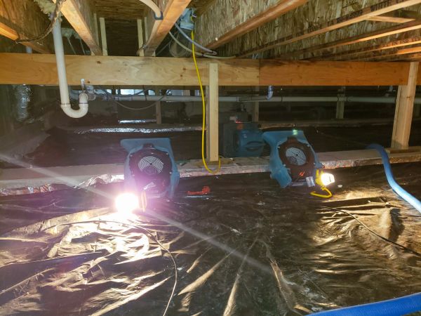 Crawlspace Water Removal in Marysville